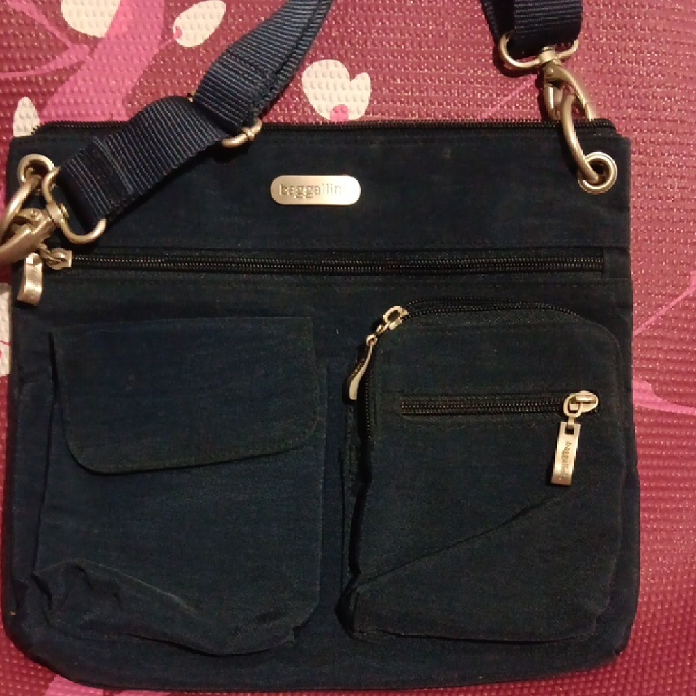 Baggallini Dark Blue Crossbody Bag